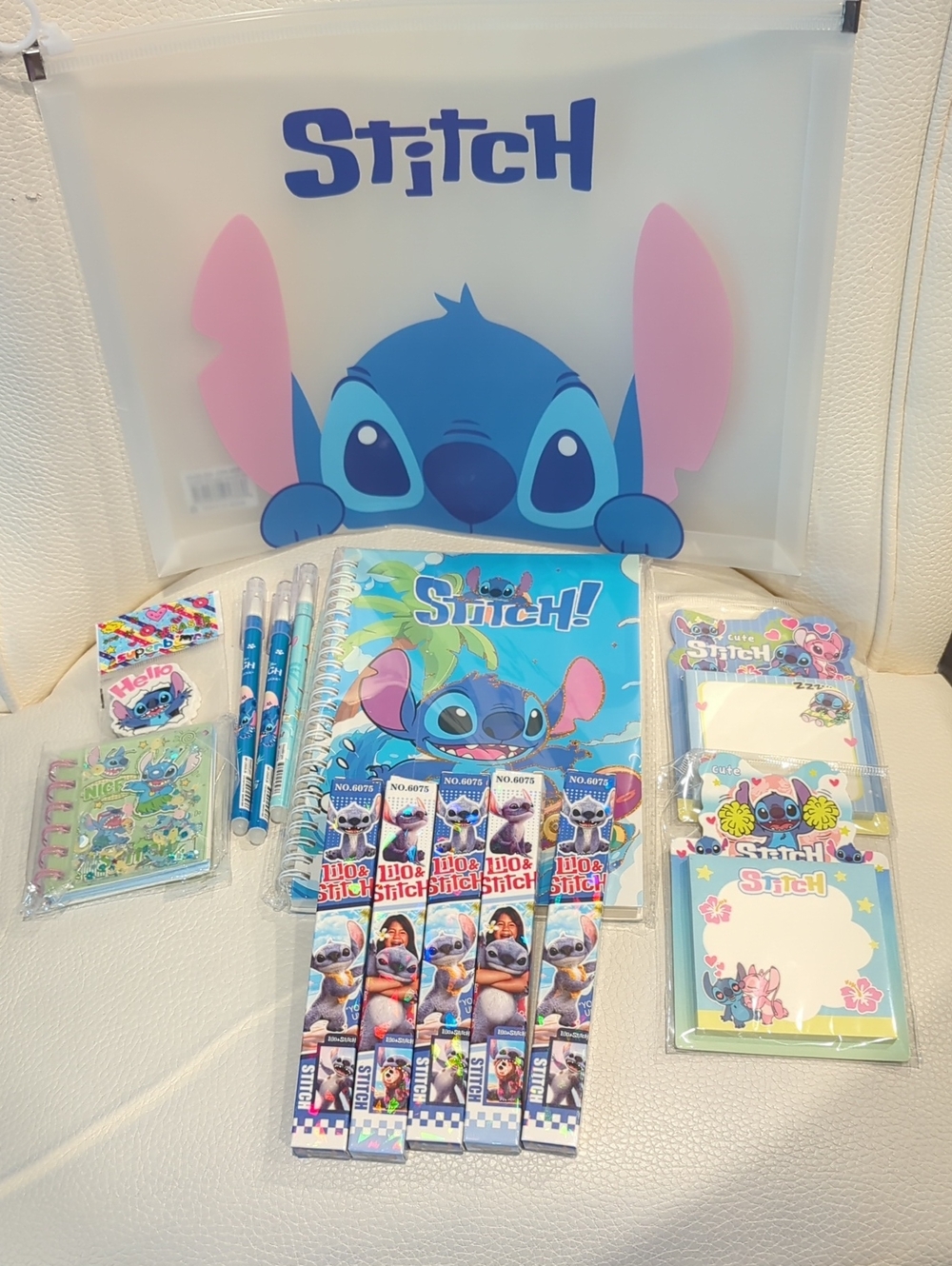 Kids Stationery Set - Blue & Pink